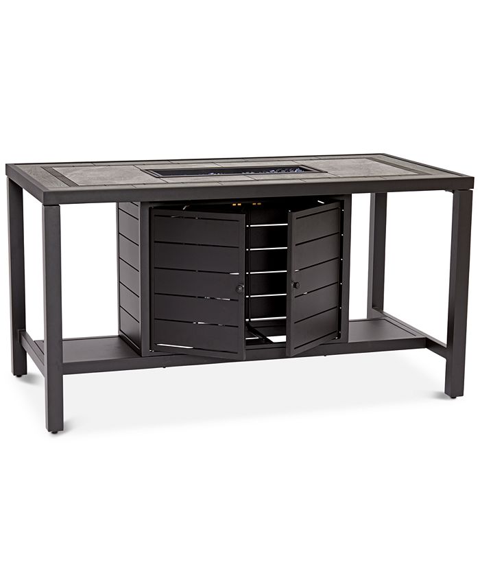 Agio Montreal Outdoor Rectangular Fire Pit, Created for Macy's Macy's