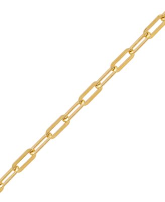 Giani Bernini Paperclip Link Ankle Bracelet, Created for Macy's