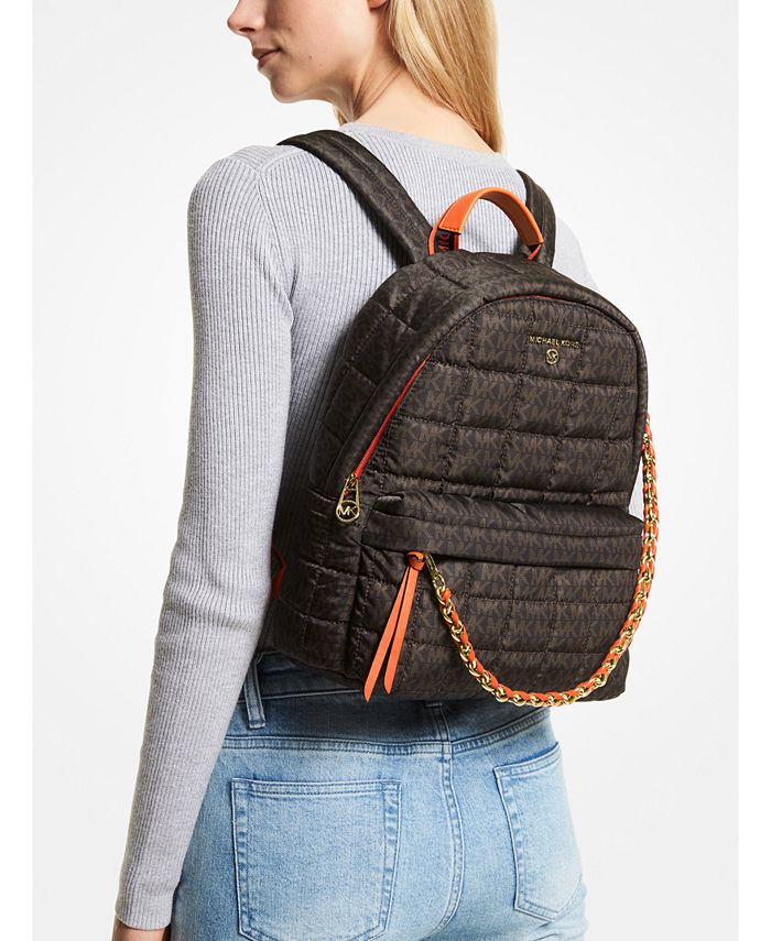 Michael Kors Signature Nylon Slater Medium Backpack Macy's