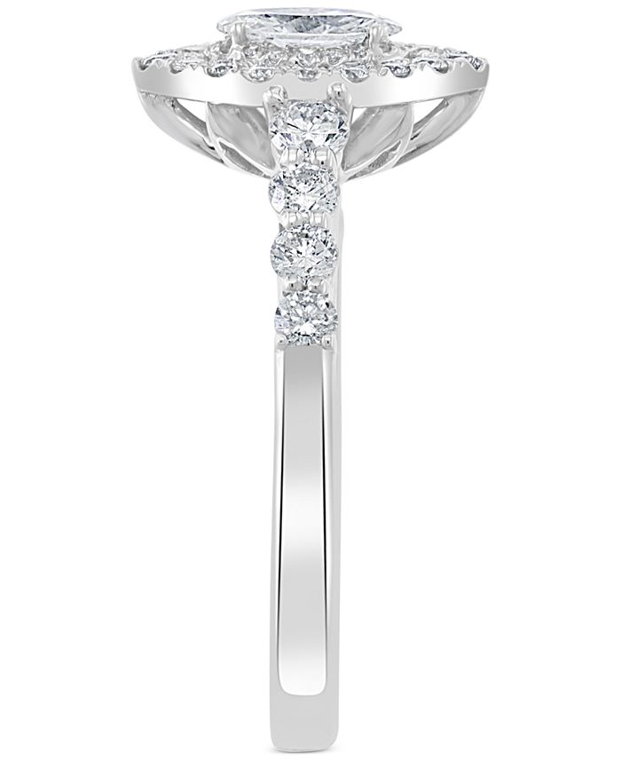 EFFY Collection - Diamond Marquise Halo Engagement Ring (3/4 ct. t.w.) in 14k White Gold