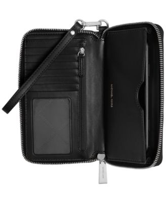 ★MMK★Jet Set LG Flat MF Phone Case★Black Michael Kors Jet Set Large Flat Multifunction Phone Case