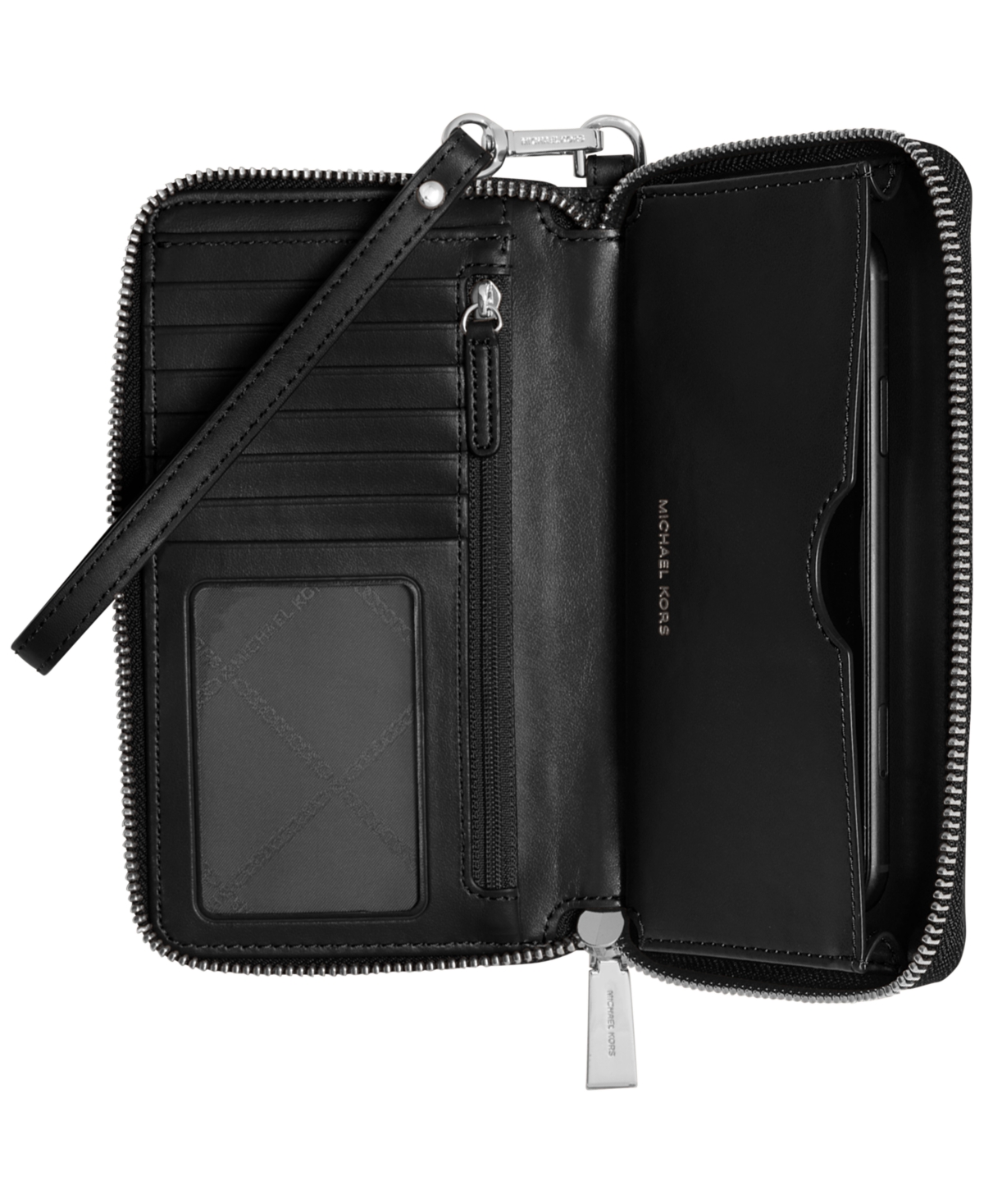 Michael Michael Kors Logo Jet Set Flat Multifunction Phone Case