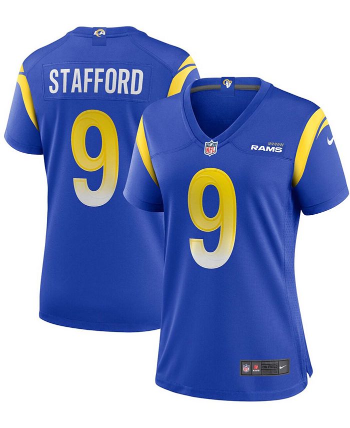 Nike Women's Matthew Stafford Royal Los Angeles Rams Game Jersey