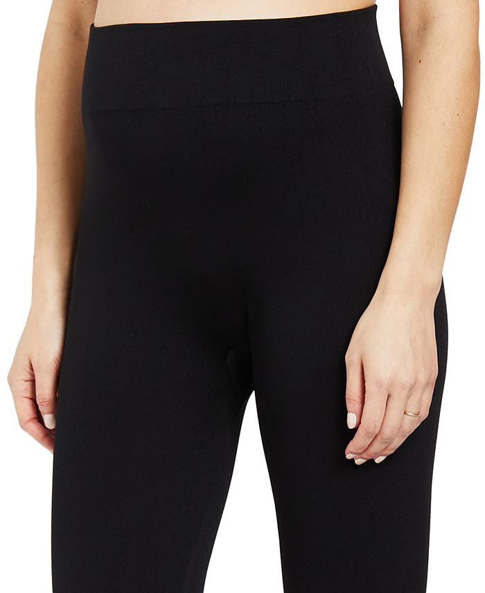 Motherhood Maternity Fleece Over The Belly Maternity Leggings Macy's