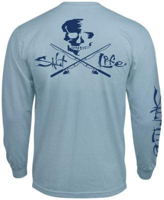 Salt Life - Men's Skull & Poles Long-Sleeve T-Shirt