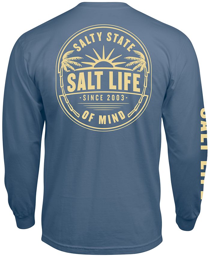 Salt Life Men's Sunrise Palms Long-Sleeve T-Shirt - Macy's