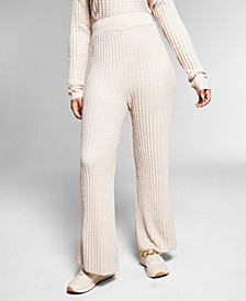 Jeannie Mai x INC Bonet Wide-Leg Knit Pants, Regular & Petites, Created for Macy's