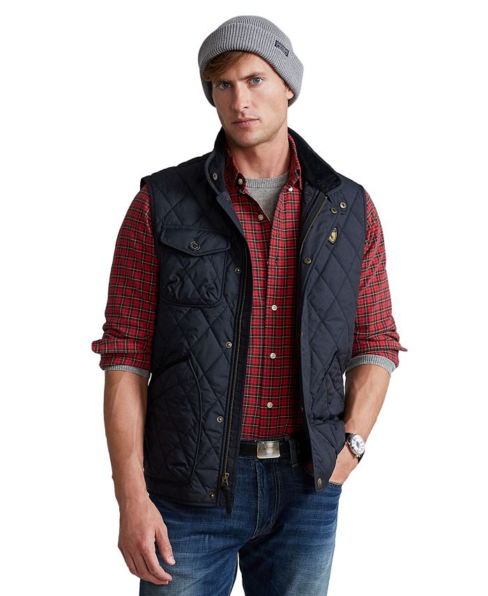 Polo Ralph Lauren Men's Water-Repellent Quilted Vest & Reviews - Coats &  Jackets - Men - Macy's