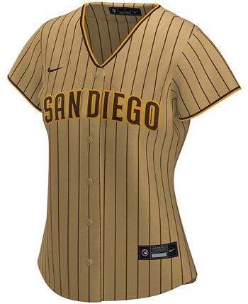 Nike Women's Tan San Diego Padres Alternate Replica Team Jersey - Macy's