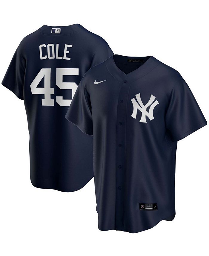 Nike Men's Gerrit Cole Navy New York Yankees Alternate Replica Player ...