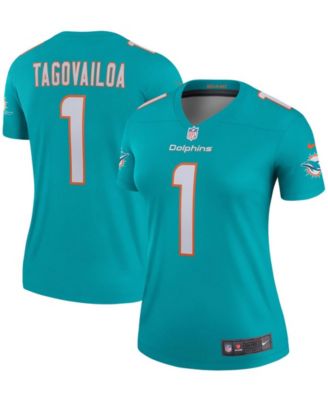 Tua Tagovailoa Miami Dolphins Nike Women's Legend Jersey - Aqua