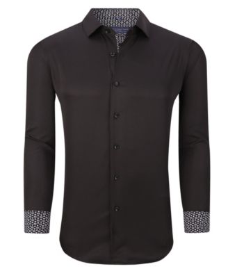 Black Dress Shirts Big and Tall Men's 