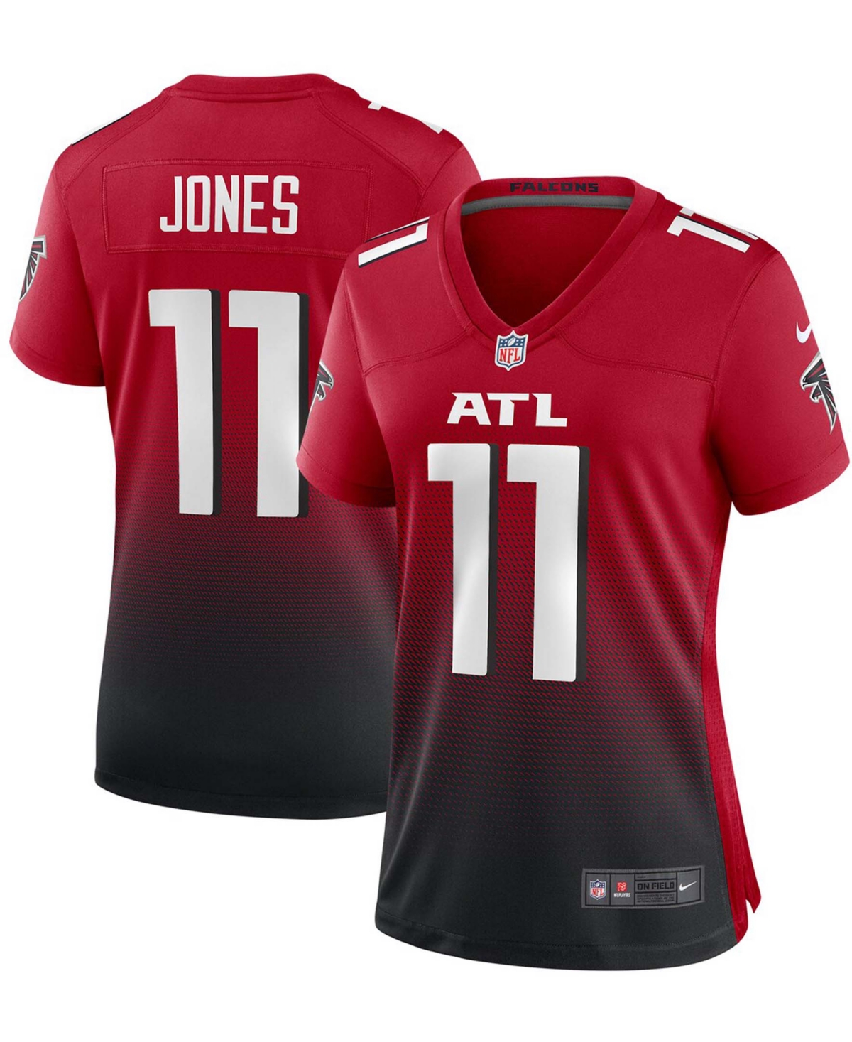 Women's Julio Jones Red Atlanta Falcons 2nd Alternate Game Jersey