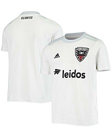 Youth Boys and Girls White D.C. United 2020 Away Team Replica Jersey