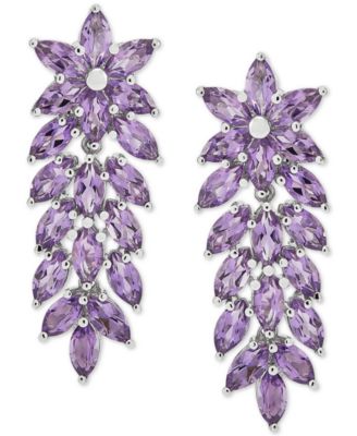 macys amethyst earrings