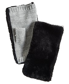 Women's Faux Fur Fingerless Gloves