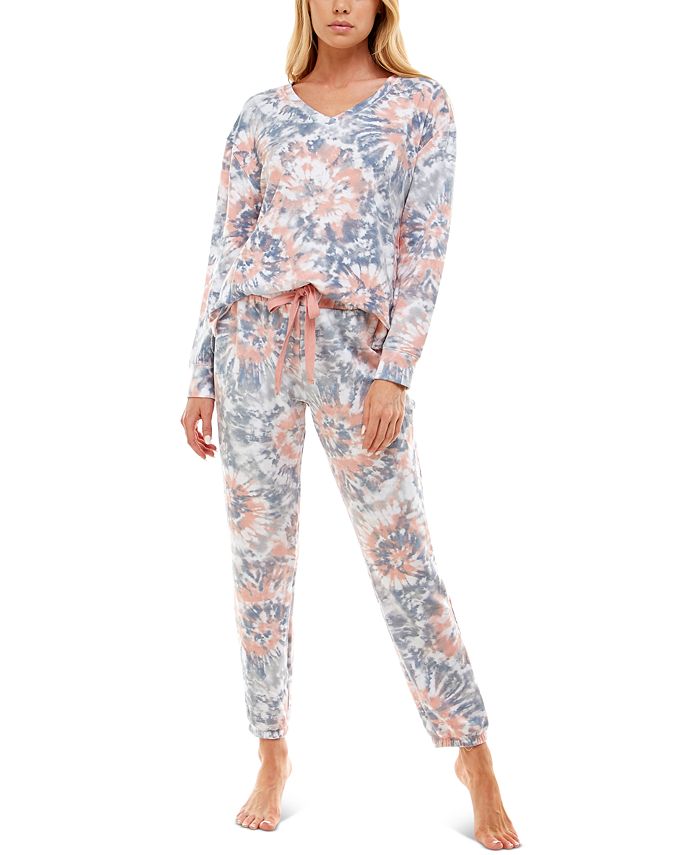 Roudelain Printed Brushed Butter Pajama Set & Reviews - All Pajamas ...