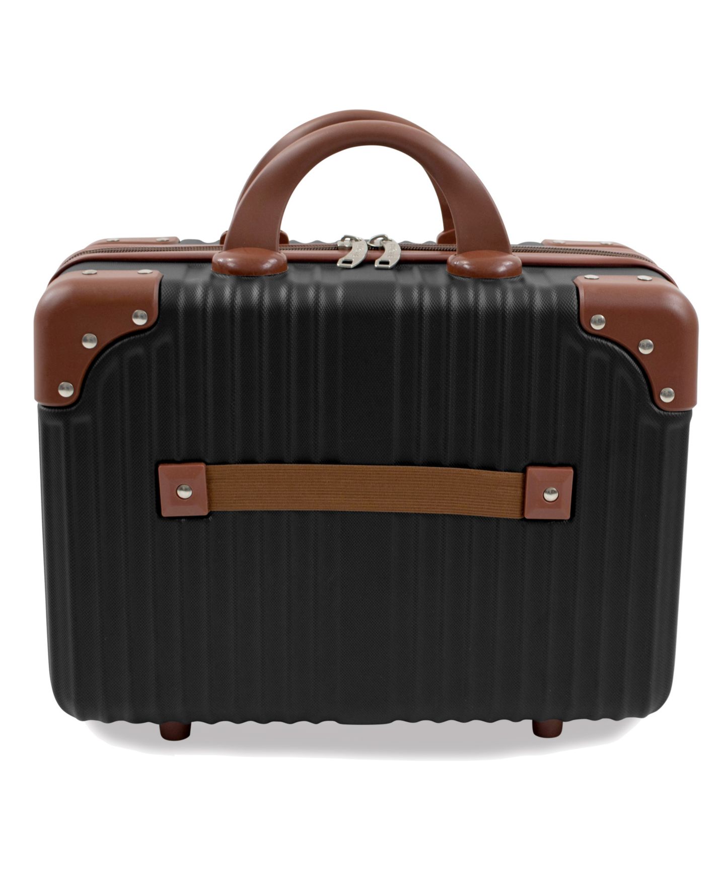 Чемоданы Puíche Trésor Carry-on Vanity Trunk Luggage, Set of 2, цвет: Чёрный — фото 4