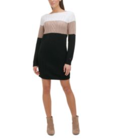 Colorblock Sweater Dress