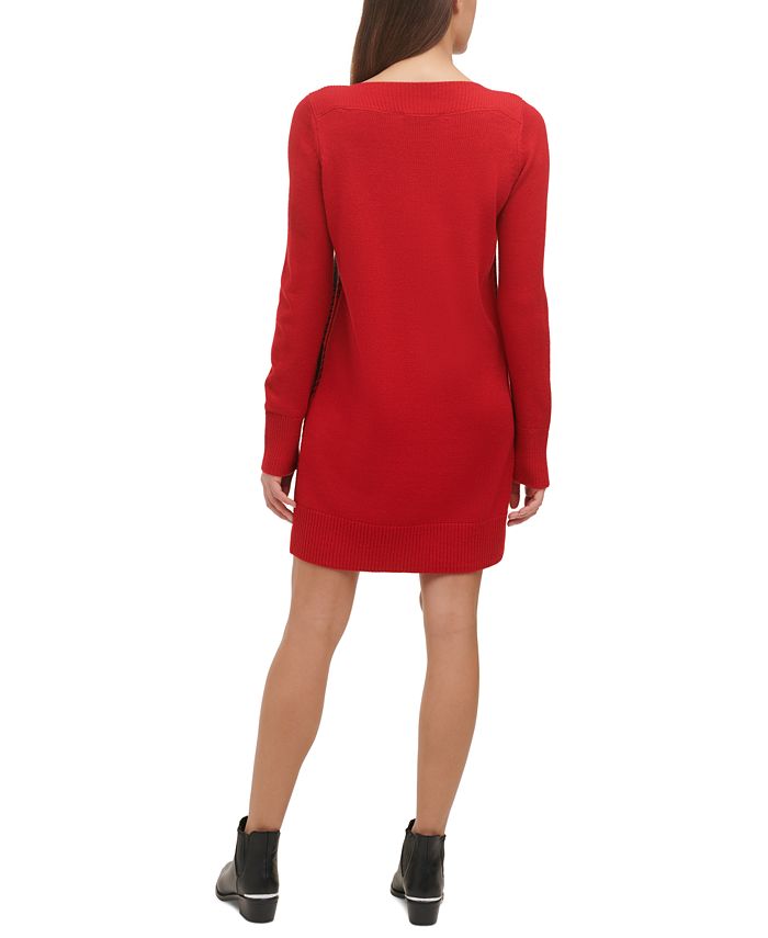 Tommy Hilfiger Buffalo Plaid Sweater Dress - Macy's