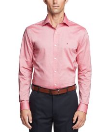 Men's Classic/Regular Fit Performance Stretch Solid Dress Shirt