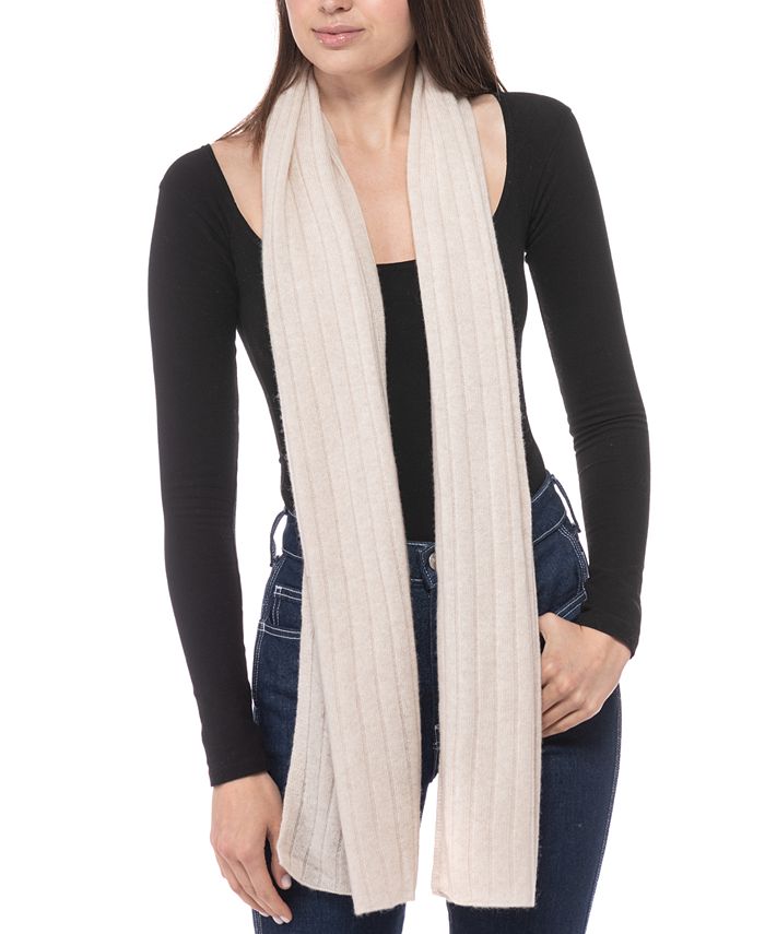 Charter Club Ribbed Cashmere Muffler, Created for Macy's - Macy's
