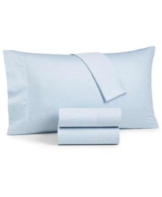 550 Thread Count Printed Cotton 4-Pc. Sheet Set, Queen