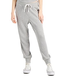 Petite Cotton Waffle-Knit Jogger Pants, Created for Macy's