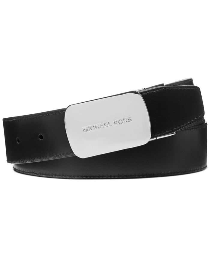 Michael Kors Men's Logo Reversible Leather Belt & Reviews - All Accessories  - Men - Macy's