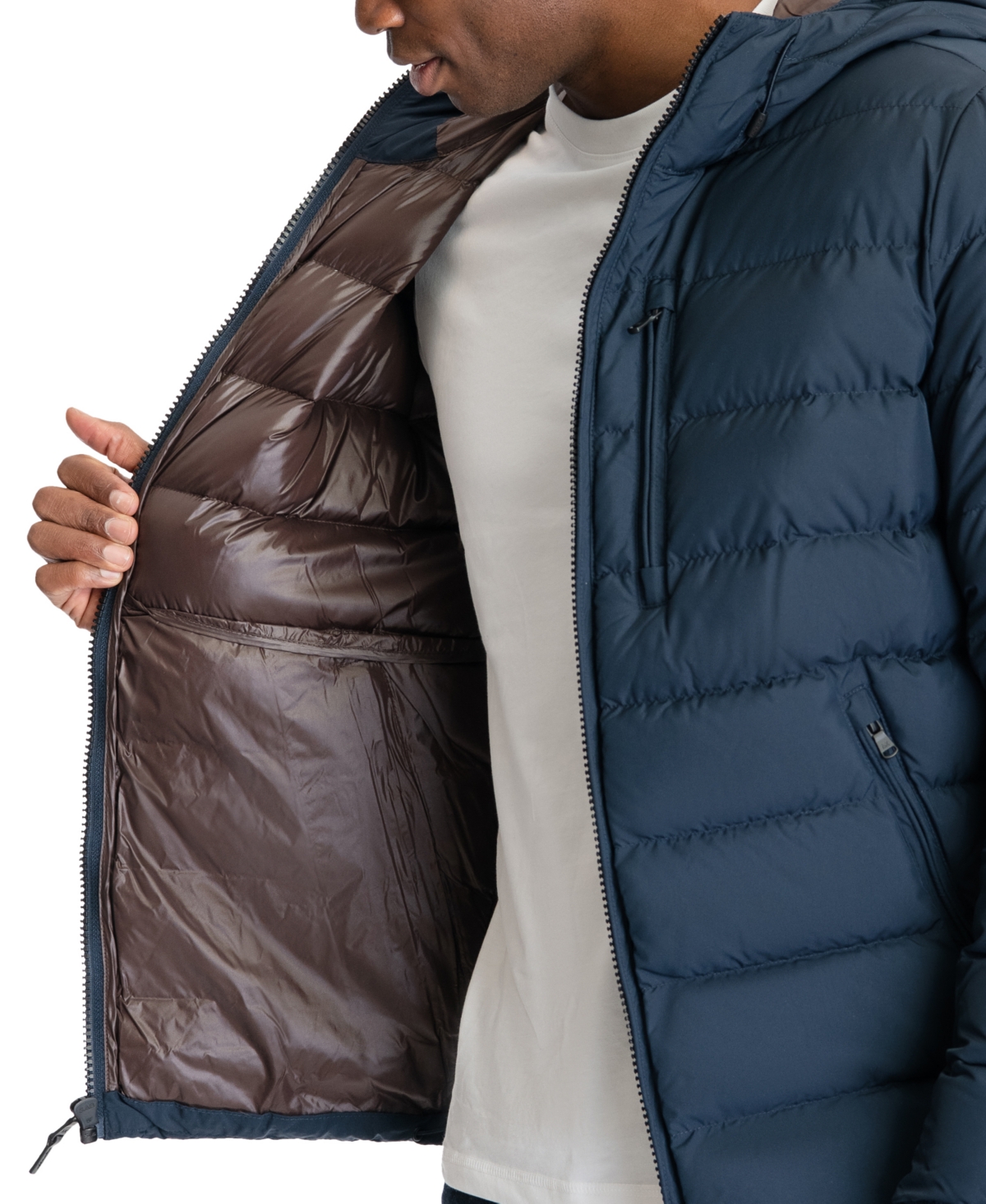 Michael Kors Men's Hooded Puffer Jacket, Created For Macy's