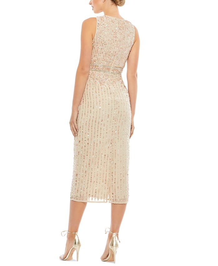 MAC DUGGAL Sequinned Midi Dress & Reviews Dresses Women Macy's