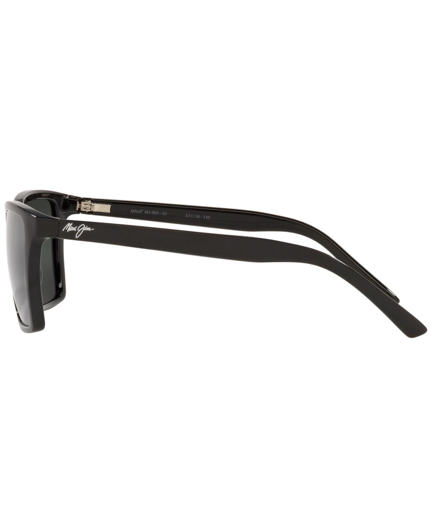Мужские солнцезащитные очки Maui Jim Polarized Sunglasses, MJ000672 Cruzem 57, цвет: Чёрный — фото 3