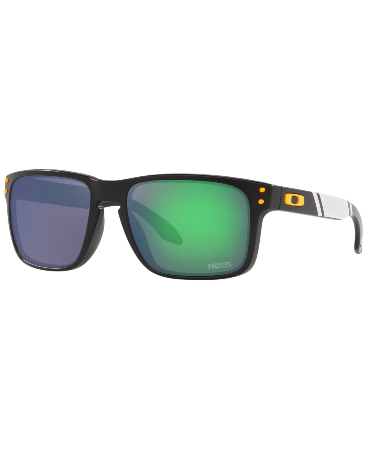 Oakley Holbrook Men's Sunglasses, Oo9102 Nfl Collection In Green Bay Matte Black
