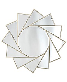 Pinwheel Circular Mirror