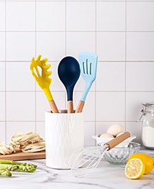 Cook With Color 5-Pc. Nylon Utensil Set & Crock