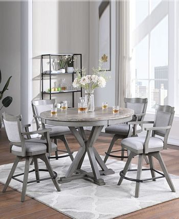 Furniture Albany Crest 5 Piece Counter Height Game Set