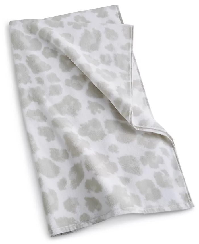 Whim by Martha Stewart Collection Leopard Printed Bath Towel (various colors)