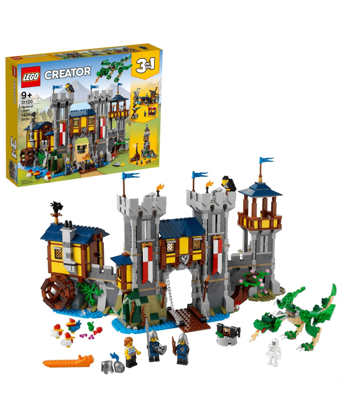 Lego Medieval Castle 1426 Pieces Toy Set In No Color