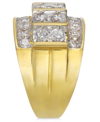 Men's Diamond Elevated Cluster Ring (3 ct. t.w.) in 10k Gold