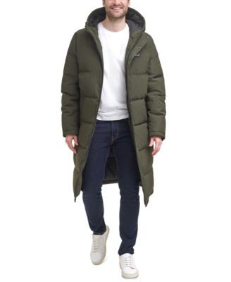 levi's men's long hooded parka jacket