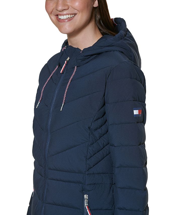 Tommy Hilfiger Women's Hooded Packable Puffer Coat & Reviews - Coats ...