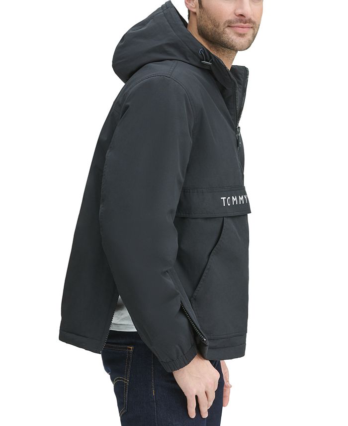 Tommy Hilfiger Men's Performance Taslan Popover Hooded Jacket & Reviews
