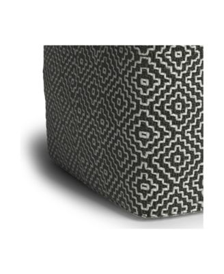Briella Square Woven Outdoor and Indoor Pouf