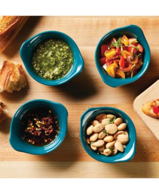 Ceramics Round Ramekin Dipper Cups, Set of 4