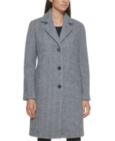 Herringbone Soft-Touch Walker Coat, Created for Macy's