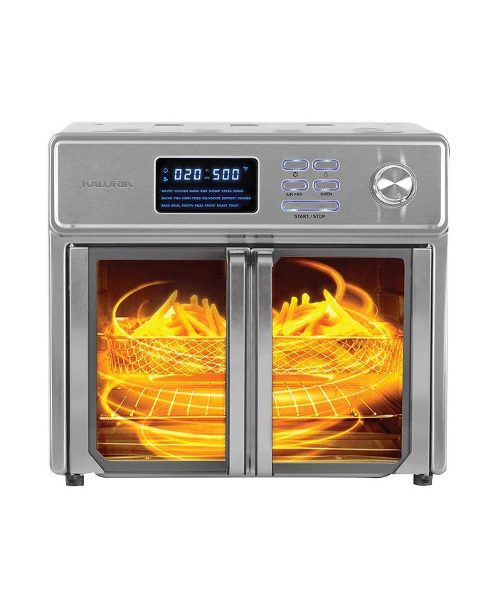Kalorik - 26 Quart Digital Maxx Air Fryer Oven, Stainless Steel