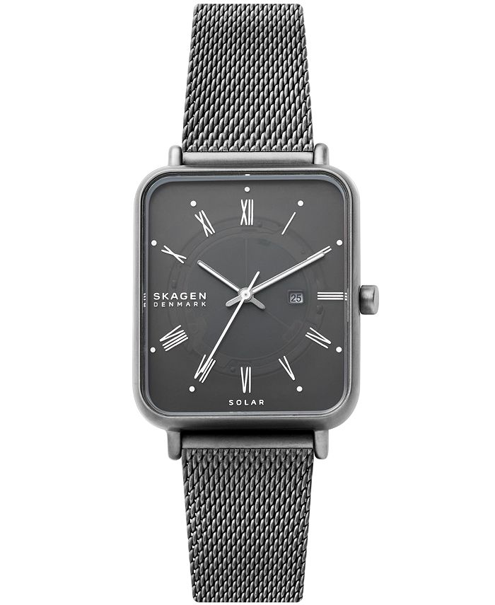 Gunmetal mesh watch shop