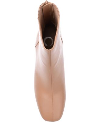 Women's Maize Square Toe Stacked Heel Booties