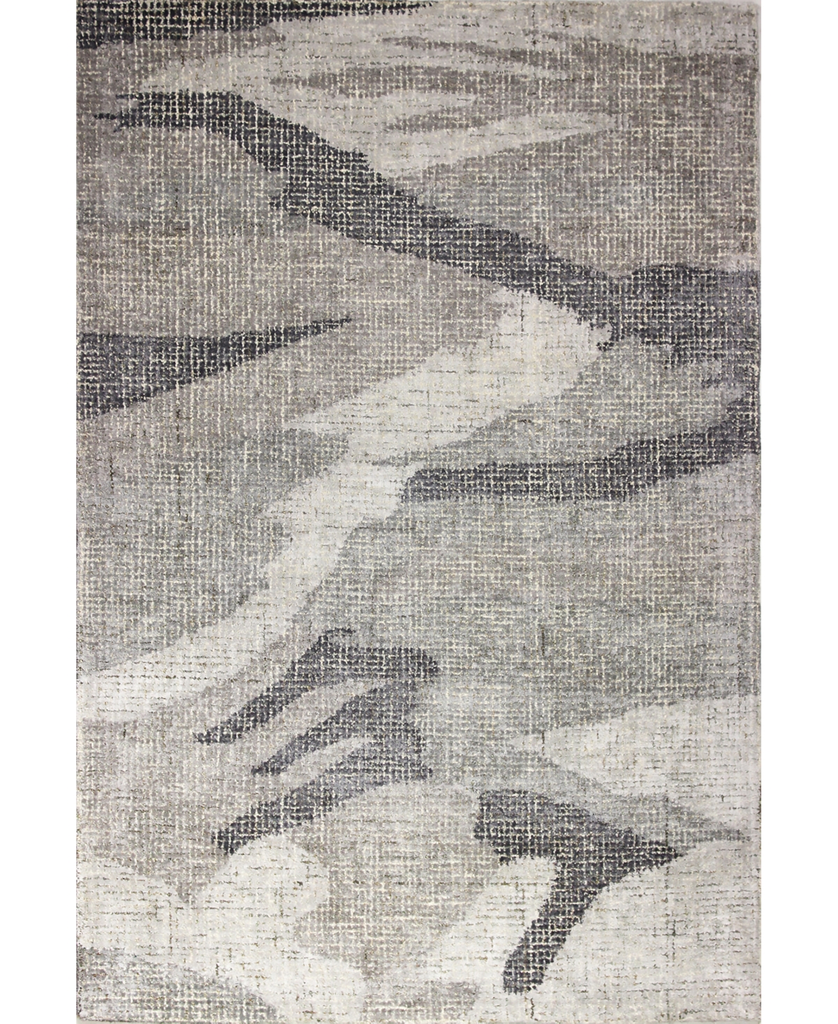 Closeout! Bb Rugs Energy LM101 7'6in x 9'6in Area Rug - Gray