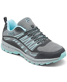 Women's Fila Evergrand Trail Running Sneakers from Finish Line